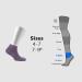 Cosyfeel Women Loose Diabetic Socks | 4-Pack Neuropathy Ankle Socks for Ladies | Super Soft Eco-Friendly Bamboo Material | Durable with Seamless Toe | Multicolour Patterns | 4 Seasons 7-9 1/2 CHALK VIOLET - Buy Online on GoSupps.com