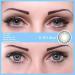 Buy Matlens EOS Blue Colored Contact Lenses - Prescription-Free Big Eyes G-307 | 2 Lenses + Case & Care Product - Buy Online on GoSupps.com
