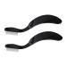 2pcs Foldable Eyebrow Comb Eyelash Grooming Brush Lash Separator Metal Eyelash Comb Tool Makeup Eyebrow Comb Makeup Mascara Lash Brush Telescopic Mascara Pp Girl Handle 6.5x2x0.8cm