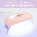 MoYou London 6W LED & UV Light for Gel Nails | Compact & Portable Nail Lamp with USB - Turquoise - Buy Online on GoSupps.com