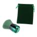 Beavorty 1Pc makeup brush travel blush brush travel powder brush makeup blush brush kabuki liquid blush bronzer brush green powder single contouring brush artificial fiber 8.5x6.5cm Green