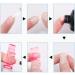 5 Pcs Polygel Nail Clips - Transparent Nail Tips Clip for Quick Building Gel - Nail Art Tool Clip Pink - Buy Online on GoSupps.com