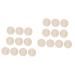 FRCOLOR 2 Sets Loofah Face Wash Regrow Regeneration Deep Cleansing Polish Face Cleansing Burnish Round Powder Puff Department Store Makeup Remover Pad Miss Cleaning Pad