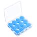 Generic 12 couples reusable silicone earplugs sleep for snoring swimming traveling concerts work studying 1