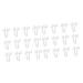 Healeeved 24 pairs slipproof glasses holder glasses holes ear bruell the glasses frame comfortable ear clip glass slide-resistant accessories glasses handles glasses clip glasses-ear bracket