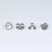 LUCKMORA 14K White Gold Earring Backs | 0.15g AU585 Butterfly Replacements for Studs | Hypoallergenic Pierced Secure Design - Buy Online on GoSupps.com