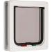 Cat Mate 4 Way Locking Cat Flap with Door Liner - White, Single - 9.25 x 7.75 x 2.25 - Buy Online on GoSupps.com