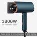 Hair Dryer HUIOP Hair Dryer Professional Folding Portable Household 1800W High Power Hair Blower Hair Drier 3 Variable Speed US Plug Green - Buy Online on GoSupps.com