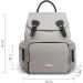VS VOGSHOW Diaper Bag Backpack: Stylish & Durable Gray Maternity Nappy Bag - Buy Online on GoSupps.com