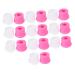 ERINGOGO Lot de 10 Protections pour Dissolvants de Vernis Ongles en Polypropyl ne Confortable Capuchons de Trempage tanches Usage Manucure et P dicure Outils R utilisables pour Soins