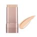VYIBPDY Foundation stick with brush 2in1 matte cream foundation waterresistant and longlasting concealer coverage 1 natural color