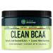 Clean BCAA - Natural Food Sourced BCAAs & Coconut Water Electrolytes - Award Winning Vegan Amino Acid Supplement - Unflavored - 143g