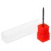 Nail Drill Bits Tungsten Steel Manicure Drill Bit Electric Pedicure Manicure Grinding Nail Art Tools for Manicure Pedicure Home Salon Red