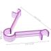 BELLIFFY Lip Muscle Trainer Lips Lips Trainer Mouth Trainer Face Exerciser Mouth Muscle Tightener Lip Exerciser Mouth Tightener Lips Muscle Exerciser Lips Shaper 9.30X7.70X1.50CM Purple - Buy Online on GoSupps.com