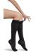GABRIALLA Sheer Knee High Compression Stockings for Women - 20-22 mmHg Closed Toe Black (M) Medium Black