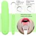 Stainless Steel Tongue Scraper for Adults & Children | Reduce Bad Breath & Coating | Metal Tongue Cleaner Brush Set for Fresh Breath - Buy Online on GoSupps.com