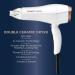 Double Ceramic 1875W Hair Dryer 1.7 pounds & Double Ceramic Vented Boar Round Blow Drying Brush For Women Men All Hair Types-Lengths (58785WC-2CT) White - Buy Online on GoSupps.com
