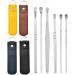 6pcs Stainless Steel Ear Wax Remover Set for Baby & Adults - Black - Buy Online on GoSupps.com