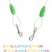 Petest Reflective Tie-Out Cable for Dogs | 35/60/90/125/250 lbs | 15ft/25ft/30ft Length | Green & Silver - Buy Online on GoSupps.com