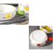 Dishes Ceramic Handle Bowl Fruit Salad Breakfast Bowl Instant Noodle Dishes Creative Cute Baking Household Kitchen Tableware (Color : J) (E) - Buy Online on GoSupps.com