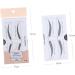 Outanaya 2 Eyebrow Card Eyebrow Template Easy Eyebrow Stencil Makeup Kit Simple Card A607 - Buy Online on GoSupps.com