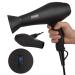 Professional 1875W Hair Dryer with Negative Ionic Technology | Fast Drying, Low Noise, Salon Quality | Diffuser, Concentrator, Styling Pik | 2 Speed, 3 Heat Settings | Black - Buy Online on GoSupps.com