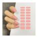 Nail film self -adhesive - UV hardening for perfect manicure |UV gel nail film |Geln gel to stick on |UV nail foils UV hardening nail film UV hardening nail ticker (pink)