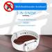 Feloyal Mosquito Protection Bracelet - Rechargeable Waterproof Ultrasound Body Temperature Display for Adults & Children | Effective Mosquito Defense for Indoor & Outdoor Use - White - Buy Online on GoSupps.com