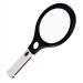 Lightweight Magnifying Glass Handheld Racket Type with Led Light 138Mm Large Mirror 3 Times Hd Magnifying Glass for Reading Watch Repair Lofty Ambition