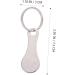 TEHAUX 9 pcs Silver Front Tools Creative Useful Keyring Keychains Door Hanging Tokens Fashion Tote Meters Silverx3pcs 7.5X3X0.2cmx3pcs - Buy Online on GoSupps.com