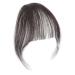 Clip-in-fringe-echo 100% real hair fringe hair pony decent pony hair extension for women with temples dark brown wispy pony beautiful natural flat pony