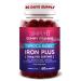 YHN Iron Gummies 20 MG - Prenatal Ferritin Supplement Enhanced with Vitamins C B3 B5 B6 B12 Folate Zinc - Blood Builder & Energy Support for Iron Deficiency Kosher Gluten Free