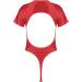 YiZYiF Women's 70D Oil Glossy Thong Bodysuit - Burgundy, X-Large - Buy Online on GoSupps.com