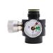 ZCTCL New Paintball Inner Thread,CO2 Cylinder Tank,On/Off Valve with 1500Psi Gauge,G1/2-14 black
