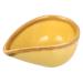 Beaupretty 1stk aromatherapy cosmetic tray case for masks ceramic spice container milk jewel of jewelry tablet holder for essential oils incense sticks jewelry tablet spa yellow 8.5x5.5cm