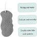 Soft Exfoliating Bath Sponge - Reusable Shower Brush for Adults Kids & Pregnant Women | Grey Spa Scrub for Dead Skin Removal - Buy Online on GoSupps.com