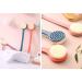 Long Handle Back Scrubber for Shower | Exfoliating Body Brush and Loofah Sponge | Blue Bath Mesh Sponge for Men and Women - Buy Online on GoSupps.com