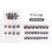 dijiusidy False Nail Perfect Matching Simple to Wear Fingernail Full Coverage Press Type Strong Viscosity Adjustable Paster Type 19 F741 Type 19 F741 - Buy Online on GoSupps.com