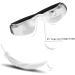 Weduspaty Magnifying Glasses Adjustable 4X Magnifying Eyewear Anti-Glare Wearable Magnifier Glasses Great for Seniors Watching TV for Low Vision Reading Fishing For Myopia - Buy Online on GoSupps.com