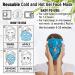 Face Ice Roller Gel Mask Set - 2PCS Reusable Eye Masks for Dark Circles & Puffiness Relief - Cooling Skin Care Tool for Headache & Migraines - Gift for Women, Mom, Mothers Day - Buy Online on GoSupps.com