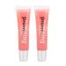 2PCs Lip Plumping Serum LipGloss Moisturizing Make-up Lip gloss Long-lasting glitter lipstick lip amplifier for fuller softer lips (8#)