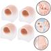 Lurrose 2 Pairs Silicone Gel Toe Spacers & Bunion Protector Sleeves - Multipurpose Fiber Tool for Men, Small Toes Separators - 2.7x2.2cm - Buy Online on GoSupps.com