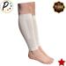 Premium White Footless Compression Shin Sleeves 20-30 mmHg - YKK Zipper Ideal for International Shipping - Buy Online on GoSupps.com