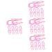 FRCOLOR Tool 40 Pcs Nose up Shaping Nose Higher Clip Shaper Nuzzle Nose Bridge Corrector Orthotics Nose up Clip Beauty Supplies Nose Lifting Supplies Nose Cup Plastic Upturned Nose 4.2x2.9cmx4pcs Pinkx4pcs