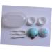 Buy SOLUSTRE 4-Piece Duck Colored Contact Lens Holder Set - Stylish & Practical Lens Cases for International Shipping - Buy Online on GoSupps.com