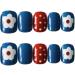 HUIL Artificial Nails - Stunning Red & Blue Flower False Nails for Perfect Manicures - Buy Online on GoSupps.com