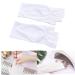 DOITOOL Cotton Glove Manicure Glove 1 Pair manicure gloves UV shield glove half-finger gloves anti UV glove nail short white Gel Manicure Gloves Silicone Ear Display - Buy Online on GoSupps.com