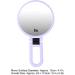 5X Magnifying Makeup Mirror Folding Adjustable Cosmetic Mirror Travel Portable Makeup Mirror (Purple) - Buy Online on GoSupps.com