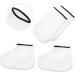 FOMIYES 6 Pairs Hand and Foot Mask Moisturizing Hand Gloves Paraffin Wax for Hands Moisturizing Gloves Wax Socks Paraffin Socks Covers Paraffin Wax Foot Liners Feet Care Mask White Spa - Buy Online on GoSupps.com