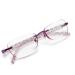 ACXZ reading glasses women Stylish marginal light filter computer glasses purple pressure pattern spring hinge (strength 1.25 1.5 1.75 2.0 2.5 2.75 3.0) +1.50